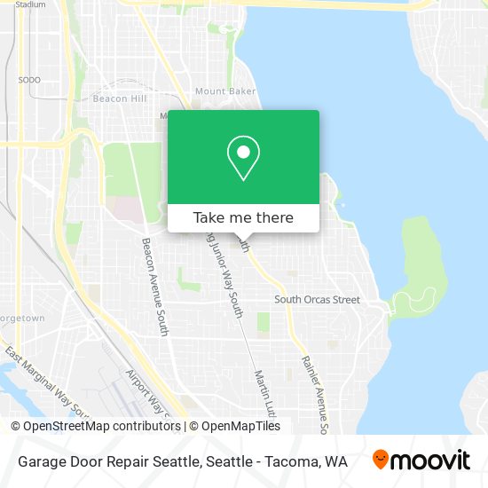 Mapa de Garage Door Repair Seattle