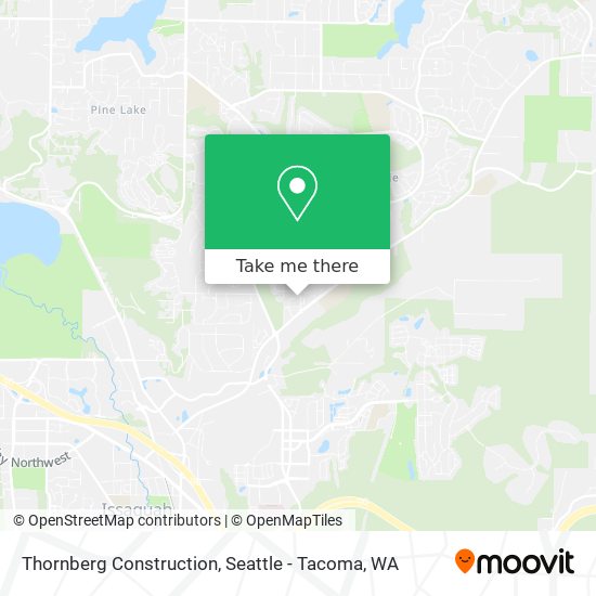 Thornberg Construction map