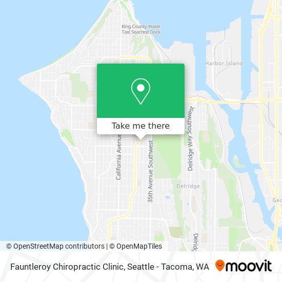 Fauntleroy Chiropractic Clinic map