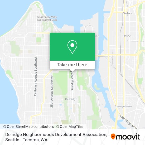 Mapa de Delridge Neighborhoods Development Association