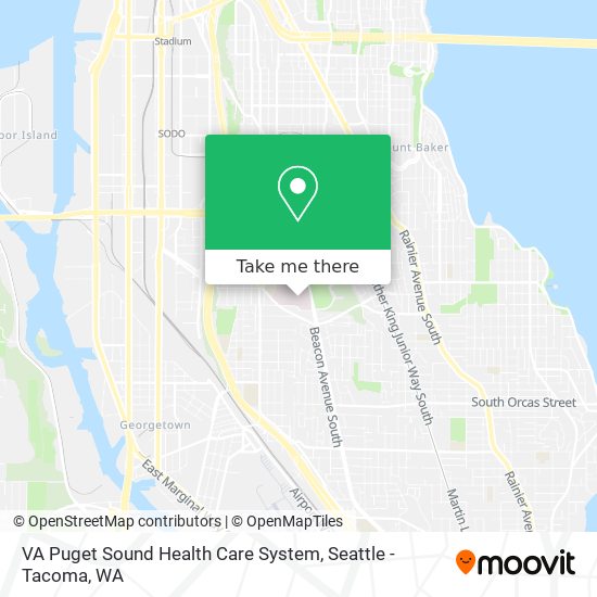 Mapa de VA Puget Sound Health Care System