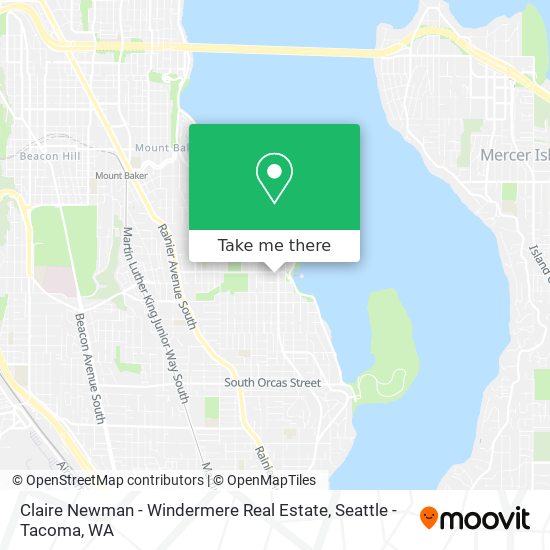 Claire Newman - Windermere Real Estate map