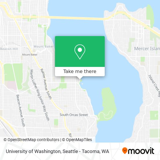 University of Washington map