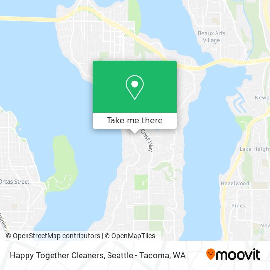 Happy Together Cleaners map