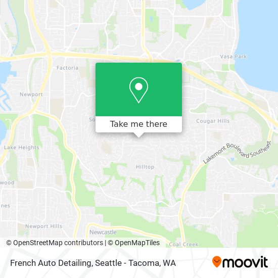 French Auto Detailing map