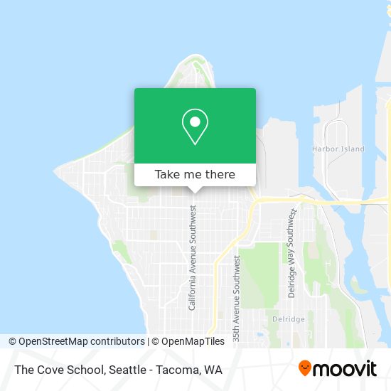 The Cove School map