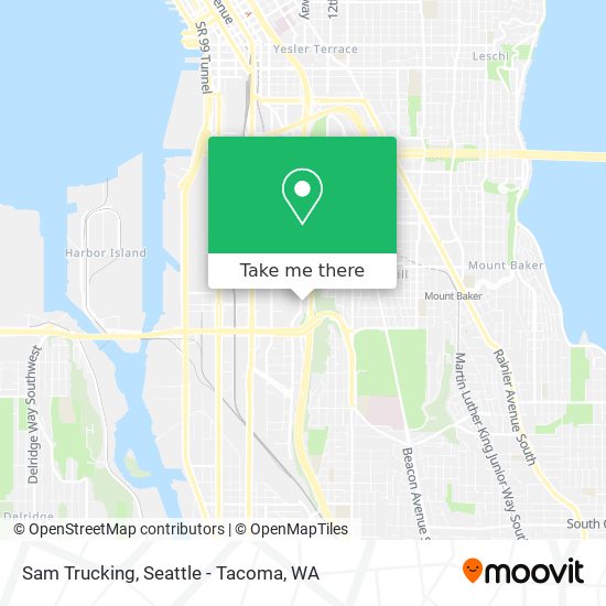 Mapa de Sam Trucking
