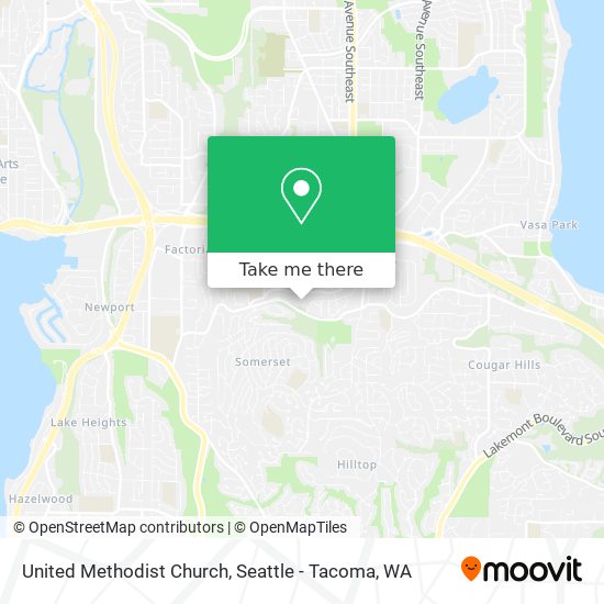 Mapa de United Methodist Church