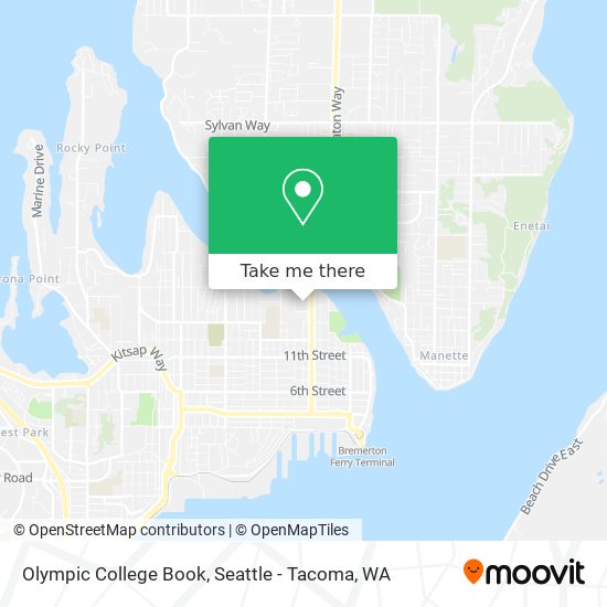 Olympic College Book map