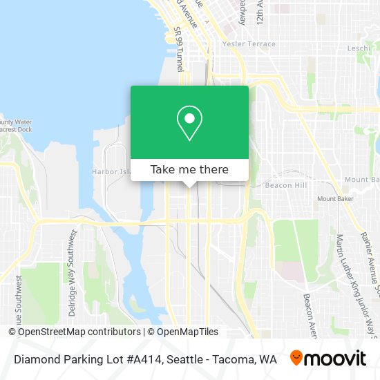 Diamond Parking Lot #A414 map