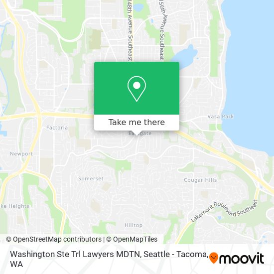 Mapa de Washington Ste Trl Lawyers MDTN
