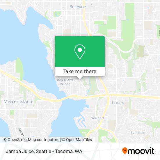 Jamba Juice map