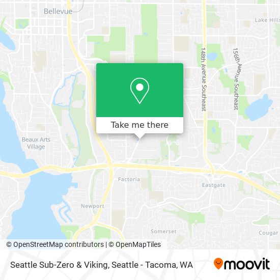 Mapa de Seattle Sub-Zero & Viking