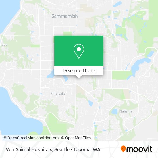 Vca Animal Hospitals map