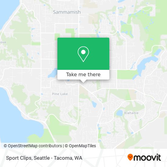 Sport Clips map