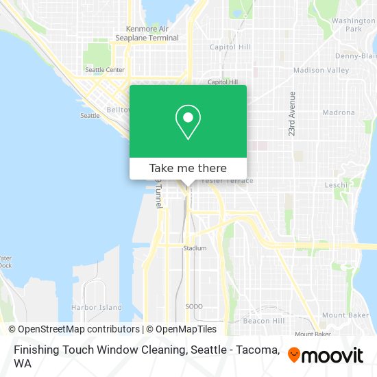 Mapa de Finishing Touch Window Cleaning
