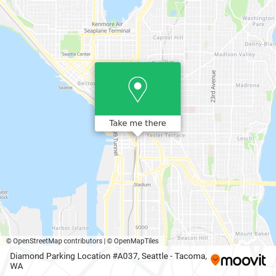 Mapa de Diamond Parking Location #A037