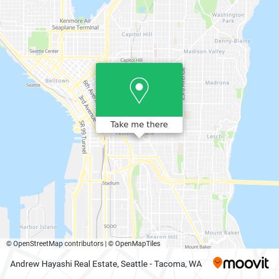 Andrew Hayashi Real Estate map