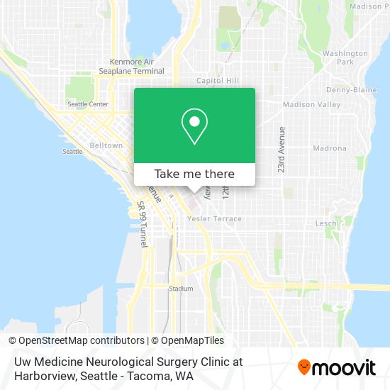 Mapa de Uw Medicine Neurological Surgery Clinic at Harborview