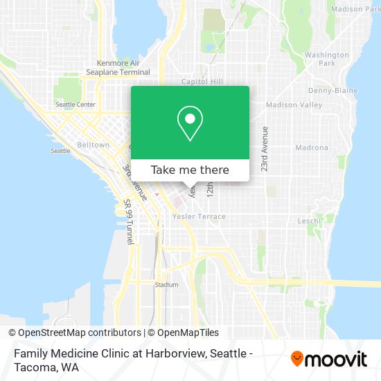 Family Medicine Clinic at Harborview map