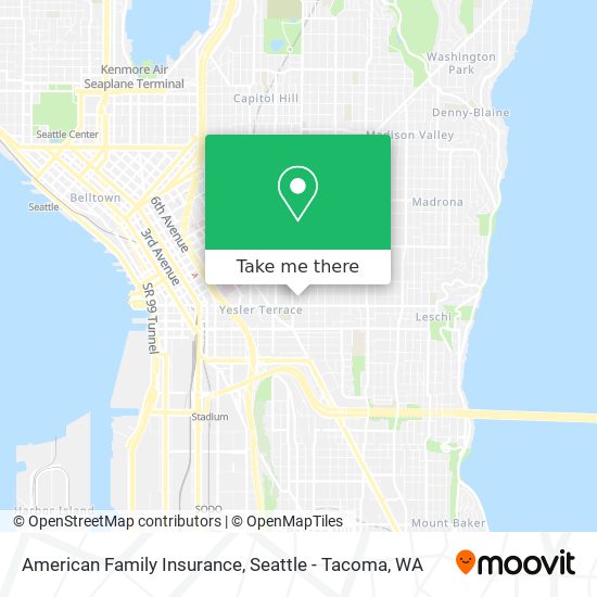 Mapa de American Family Insurance