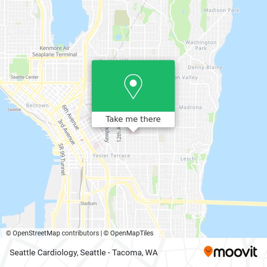 Mapa de Seattle Cardiology