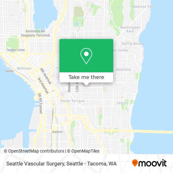 Seattle Vascular Surgery map