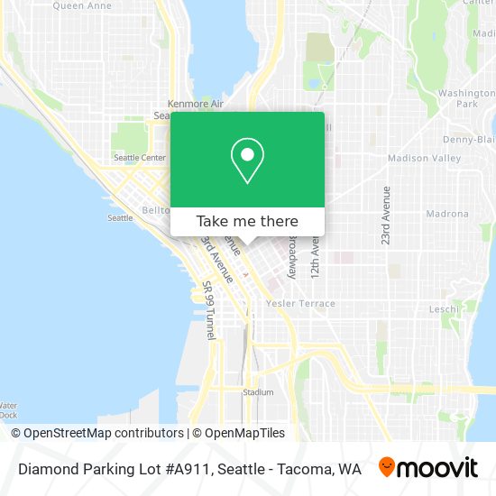 Diamond Parking Lot #A911 map
