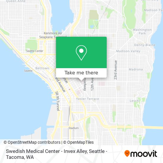 Swedish Medical Center - Invex Alley map