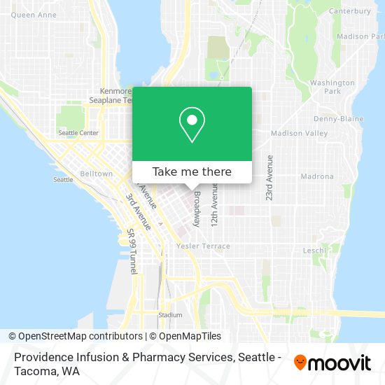 Mapa de Providence Infusion & Pharmacy Services