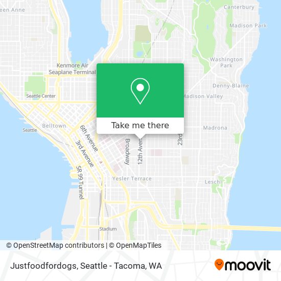 Justfoodfordogs map