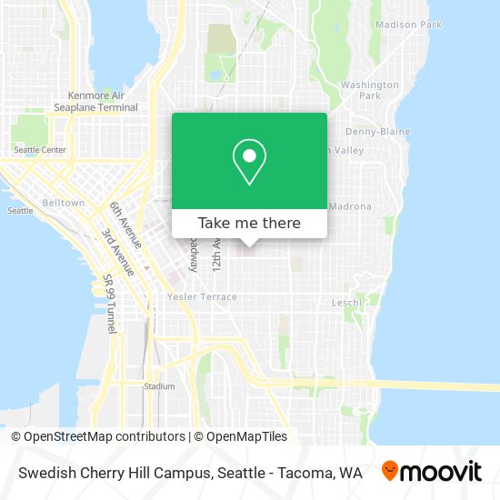 Mapa de Swedish Cherry Hill Campus