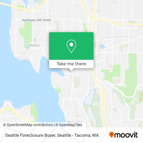 Mapa de Seattle Foreclosure Buyer