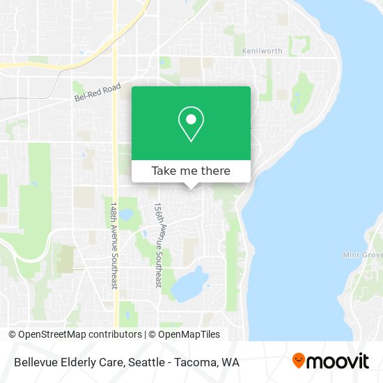 Bellevue Elderly Care map