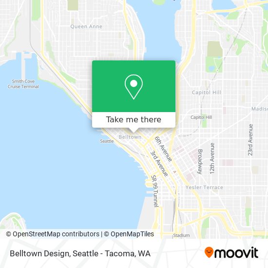 Mapa de Belltown Design