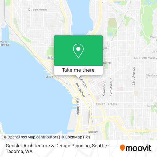 Mapa de Gensler Architecture & Design Planning
