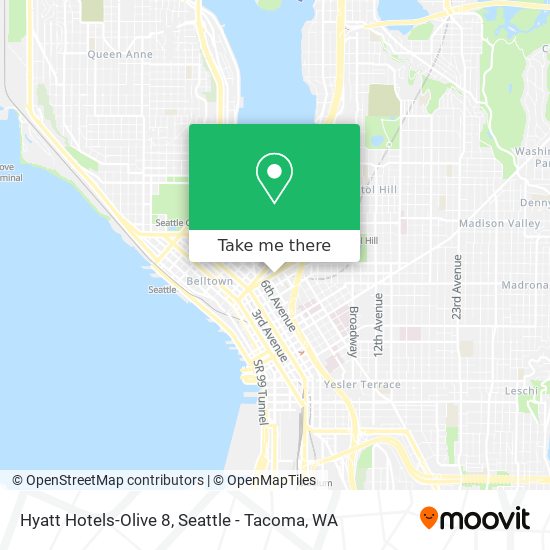 Hyatt Hotels-Olive 8 map