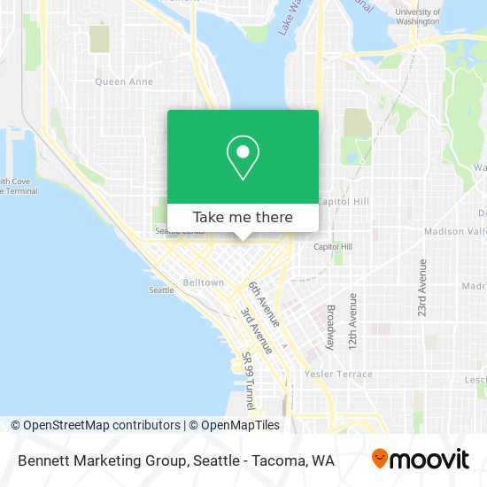 Bennett Marketing Group map