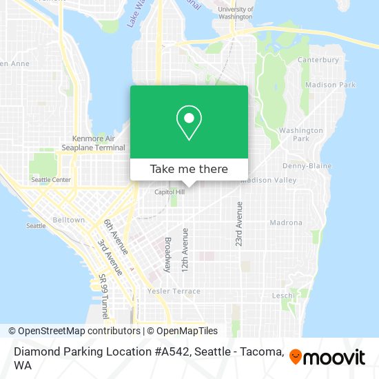 Diamond Parking Location #A542 map