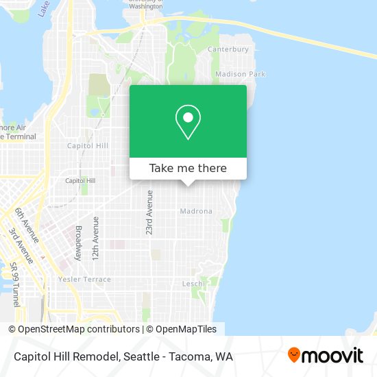 Capitol Hill Remodel map