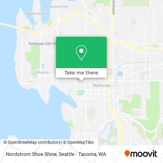 Nordstrom Shoe Shine map