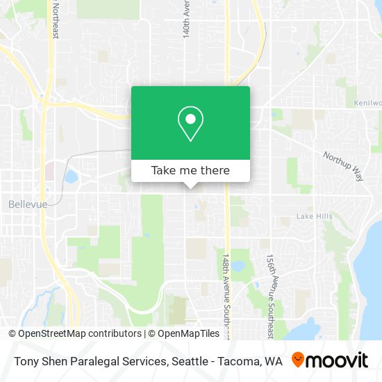 Tony Shen Paralegal Services map