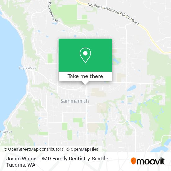 Mapa de Jason Widner DMD Family Dentistry