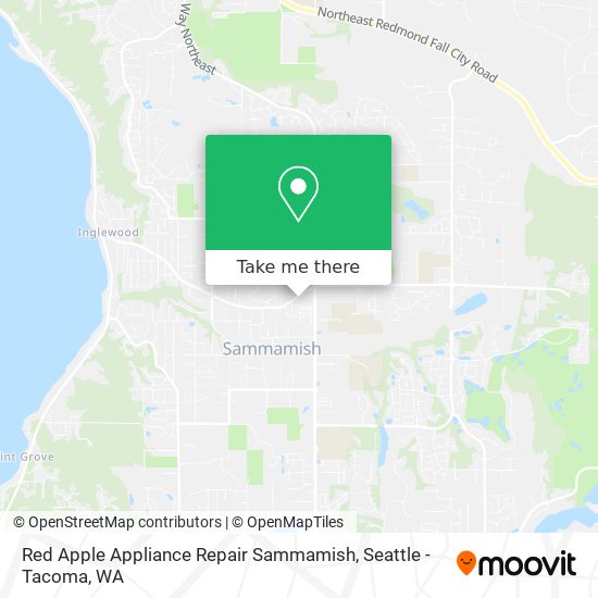 Mapa de Red Apple Appliance Repair Sammamish