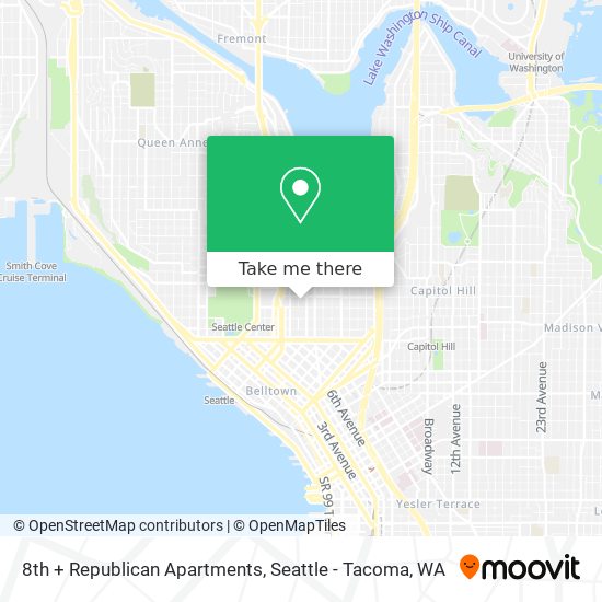 8th + Republican Apartments map