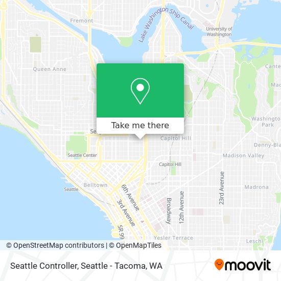 Mapa de Seattle Controller