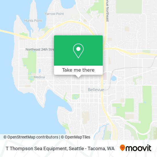 Mapa de T Thompson Sea Equipment