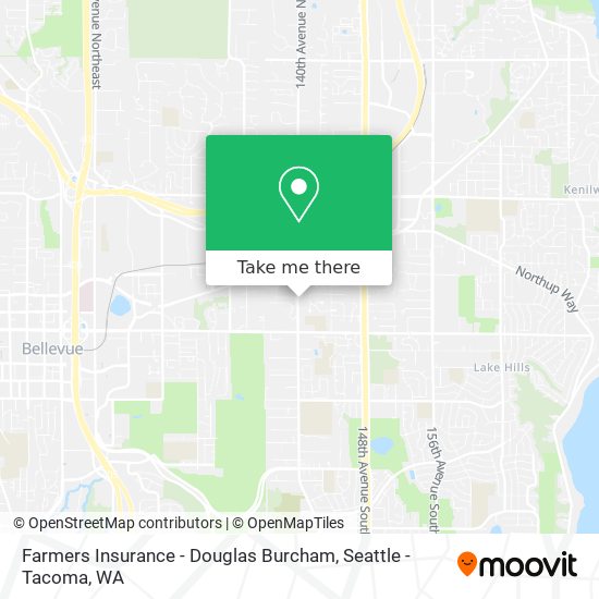 Farmers Insurance - Douglas Burcham map