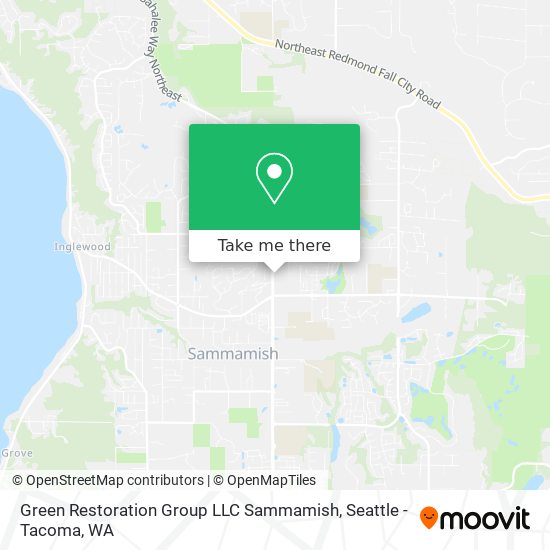Mapa de Green Restoration Group LLC Sammamish