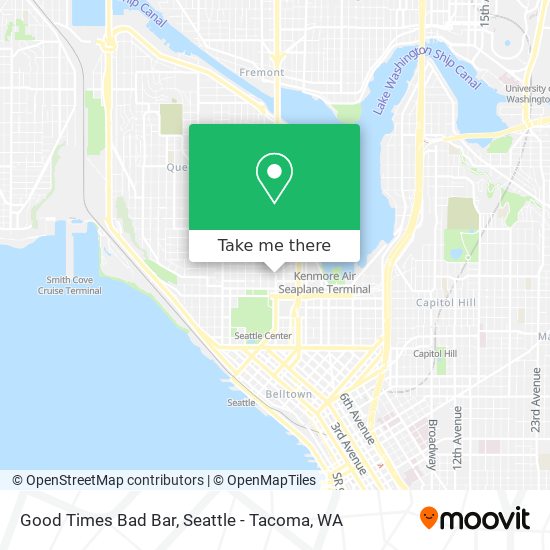 Mapa de Good Times Bad Bar